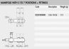 5752-3 0221000400 4-way Pneumatic Manifold 1-8 Dimensions