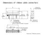 510-4 Dimensions Ribbon Cable