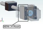 NEMA 34 Mount Single Piece