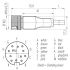 2 meter Electronics Encoder Cable for EOT-4