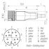 7106-2 2 meter Electronics Encoder Cable for EOT-4