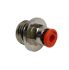 2L01003 Push-in fitting Ø4mm x 14inch Straight Cylindrical Male R1