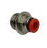 2L01008 Push-in fitting Ø6mm x 14inch Straight Cylindrical Male R1