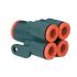 6116-1 2L42004 - IN 1xØ6mm1 OUT 4xØ6mm - Double Y Coupler -RL42 Render