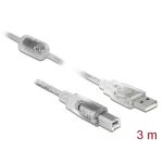 3.0m USB 2.0 Cable A-plug to B-plug