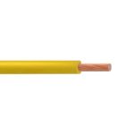 Single Conductor Wire Yellow 0,5mm², H05V2-K,90°C