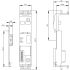 6210-2 3ZY1212-2FA00 Device Terminating Connector for 3RM Motorstarters 2D Dims