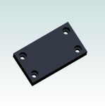 HDPE coverplate 128x72x20mm,for W1580300200