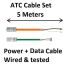 5m ATC71 Cable set Power Data