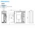 6708-5 AC Servo Drive 400W ASD-B3A-0421-M CANopen STO2D Dimensions