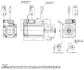 6732-2 AC Servo Motor 400W ECM-B3M-C20604RS1 24-bit INC encoder Dimensions