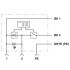 Actuator cable - SAC-3P- 15-PURBI-1L-R-ES - 1401340