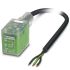 Actuator cable - SAC-3P- 30-PURBI-1L-R-ES - 1401350