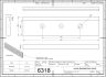 6318-2 Aluminium Vice Jaw Set FOR PS-200-AL 2D Dimensions