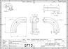 Aluminium shutter guide for Maytec 40x40 45 degrees