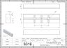 6316-4 Aluminium Vice Jaw FOR PS-150-AL with PRISM 2D Dimensions