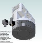 APWER3052 Adapter plate for Toolchanger,Ø200mm,WWR160 (Robot&Tool side)