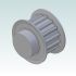 6562-1 AT5 Pulley 21-AT5 Z15 for 10mm wide belts 3D Render