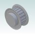 6565-1 AT5 Pulley 21-AT5 Z19 for 10mm wide belts