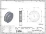 6576-2 AT5 Pulley 21-AT5 Z40 for 10mm wide belts 2D Dimensions