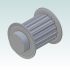 6410-1 AT5 Pulley 36-AT5 Z16 for 25mm wide belts 3D Render