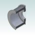 6467-1 AT5 Pulley 36-AT5 Z30 BoreØ35x26mm for 25mm wide belts 3D Render