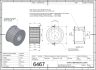 AT5 Pulley 36-AT5 Z30 BoreØ35x26mm for 25mm wide belts