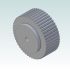 6426-1 AT5 Pulley 36-AT5 Z48 for 25mm wide belts 3D Render