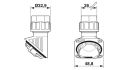 Cable gland - HC-B-G-M25-PLRBK - 1407670