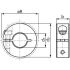 Clamping Rings Bore 10mm - Stainless Steel 304