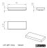 6806-2 Conductor marker - UCT-WMT 10X4 - 0801430 - sheet of 60 Dimensions