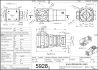 5928-3 DCNC-RAG-F70 I32 Right Angle Gearbox 60x60mm 2D Dimensions