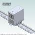 5494-4 DIN Rail Mountable Heatsink for Solid State RelaySSR 15-40Amps Render rail 7.5