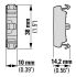 4755-2 M22-FK10 NO contact block 180792 Dimensions