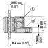 4755-3 M22-FK10 NO contact block 180792 Dimensions Compared