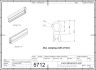 5712-2 Edge trim clamping profile 24500820 dimensions