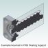 EF08-LF08-EF06-FF06 Ballscrew End Machining Floating side