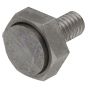 F4132W Ø5 flat - probe tip - M2.5x5 - Tungsten