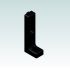 Floor Bracket 120x45x28mm Compatible with ITEMMaytecsimilar