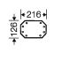 FPMP10 ENYSTAR Mountingplate W 216 x H 126 mm