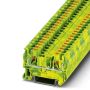 Ground modular terminal - PT 4-PE - 3211766 (GREEN/YELLOW)