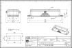 6052-2 Han 24B Base Panel for central lever HARTING 09 30 024 0381 2D Dimensions