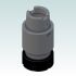 6503-1 HSK-C50 - ER 32 x 075H Toolholder Balanced Nut 3D Renders