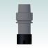 1798-3 HSK-E32 ERM 20 x 060H Toolholder Balanced Nut RENDER FRONT