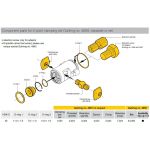 HSK32-C Guhring 4959 Spare parts for 4-point Clamping set 4958 (04959 024000)