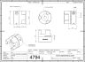 4794-4 HUB ShaftCoupler DCNC-D40-L65-B9.53mm 3-8 2D Dimensions