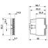 6825-3 I-O Module - AXL SE DO16-1- 1088129 - 16 x Digital Outputs PNP Dimensions