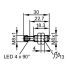 Inductive Proximity Switch IES 219 NPN 10-36-VDC