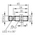 Inductive Proximity Switch IFS 246 NPN 10-36-VDC