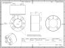 2414-2 Locking Assembly BK61 d x D x 12x22 Lt16 2D Dimensions